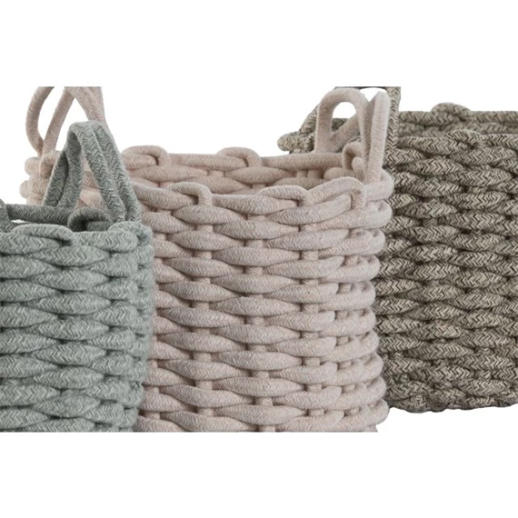 Kosár füllel 25x25x20 cm 3 féle