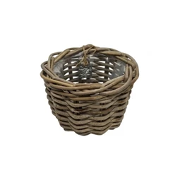 Kosár kerek bélelt 19x16 cm