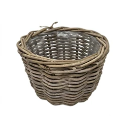 Kosár kerek bélelt 33x26 cm