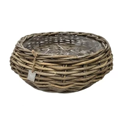 Kosár kerek bélelt 40x27 cm