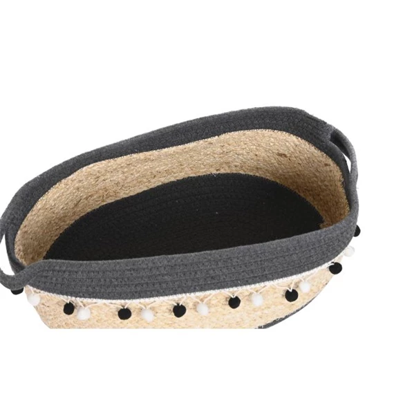 Kosár szett fonott 45x25x16 cm 2 féle S/3