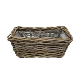 Kosár szögletes bélelt 30x14x14 cm