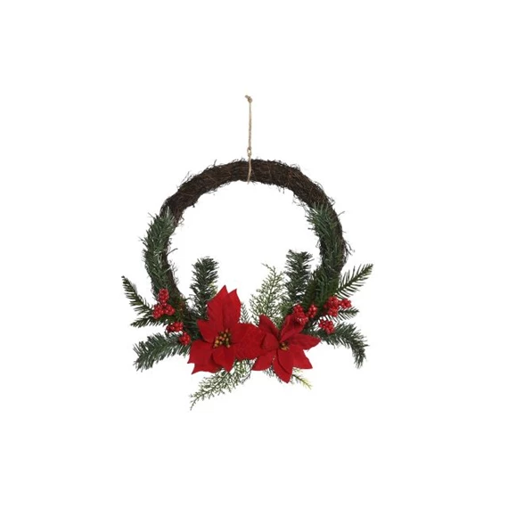 Koszorú akasztós 43x10x43 cm