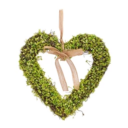 Koszorú szív alakú akasztós 31x31x5 cm