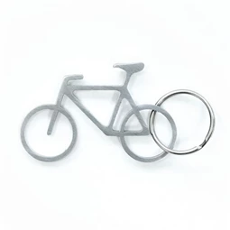 Kulcstartó, kerékpár formájú üvegnyitó