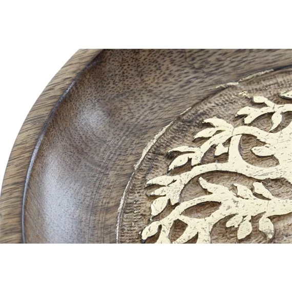 Kulcstartó tálca kerek 22,5x22,5x4 cm