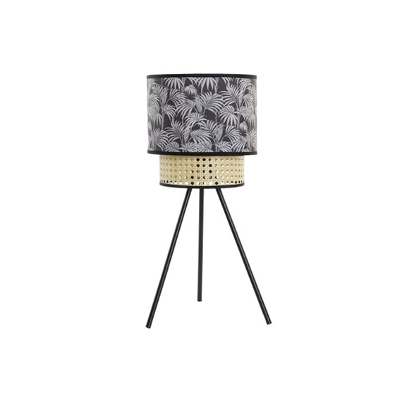 Lámpa asztali, Pálma mintás 24x24x54 cm