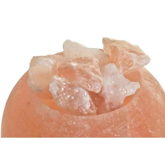 Lámpa asztali, sólámpa félgömb 16x16x18 cm