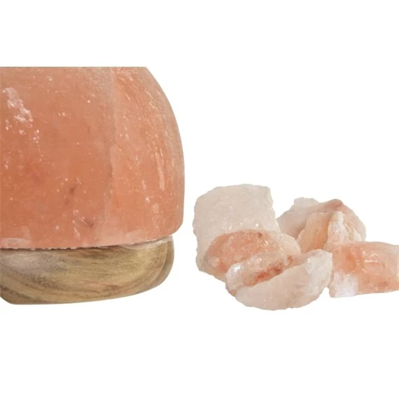 Lámpa asztali, sólámpa félgömb 16x16x18 cm