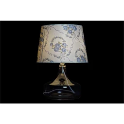 Lámpa asztali, virágos 28x28x40,5 cm 2 féle