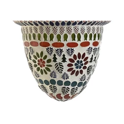 Lámpa mennyezeti, mozaikos 20x20x28 cm