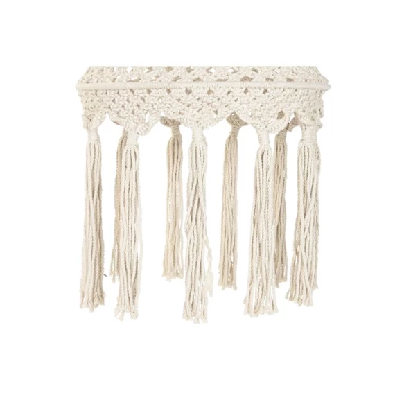 Lámpabúra makramé 43x43x120 cm