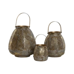 Lámpás szett akasztós 25x25x28 cm S/3