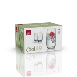 Long drink pohár COOL 490 ml 7,9x14,4 cm S/6