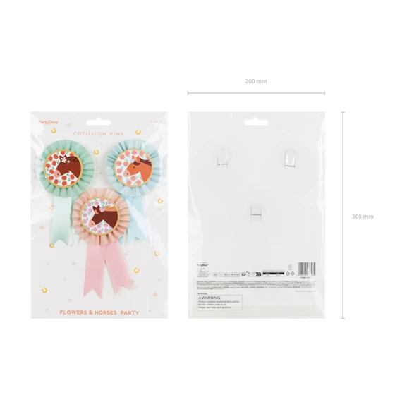 Lovas rozetta mix 8,5x16,5 cm S/3