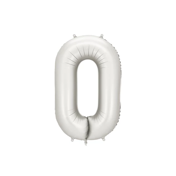 Lufi 0-ás szám fólia 86 cm ezüst