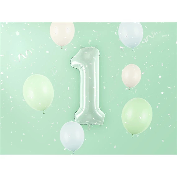 Lufi 1-es szám fólia 72 cm zöld