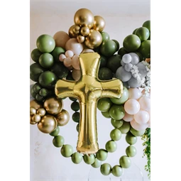 Lufi 26 cm pasztell olíva zöld S/100