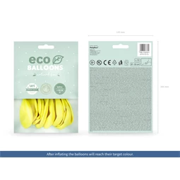 Lufi 26 cm pasztell sárga S/10