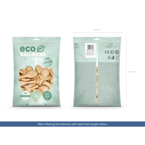 Lufi 26 cm pasztell világos barack S/100