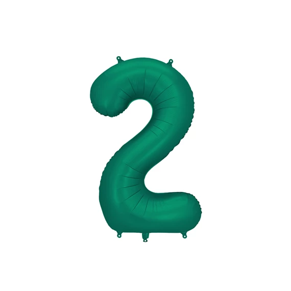 Lufi 2-es szám fólia 86 cm palackzöld