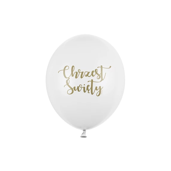 Lufi 30 cm chrzest swiety pasztell tiszta fehér S/6