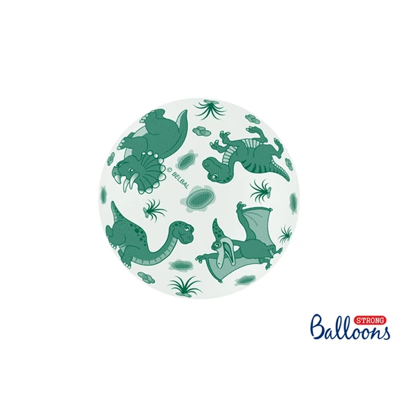 Lufi 30 cm dinoszauruszok pasztell tiszta fehér S/50