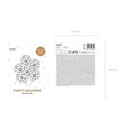 Lufi 30 cm focilabda pasztell tiszta fehér S/6