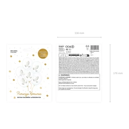 Lufi 30 cm galamb kristálytiszta S/6