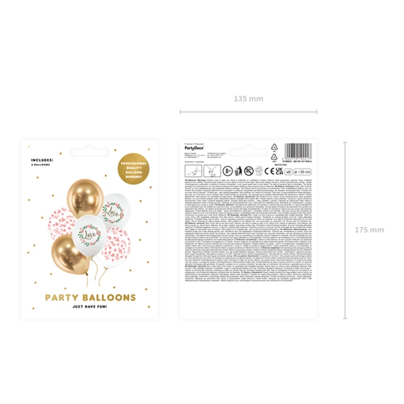 Lufi 30 cm love mix S/6