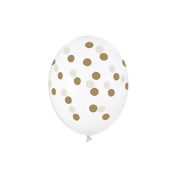 Lufi 30 cm pöttyös kristálytiszta S/50