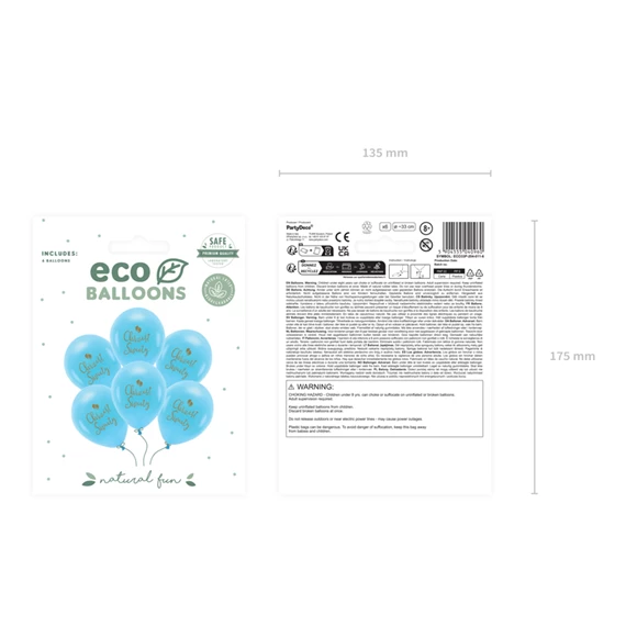 Lufi 33 cm chrzest swiety égkék S/6