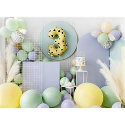 Lufi 3-as szám fólia gepárd 68x98 cm mix