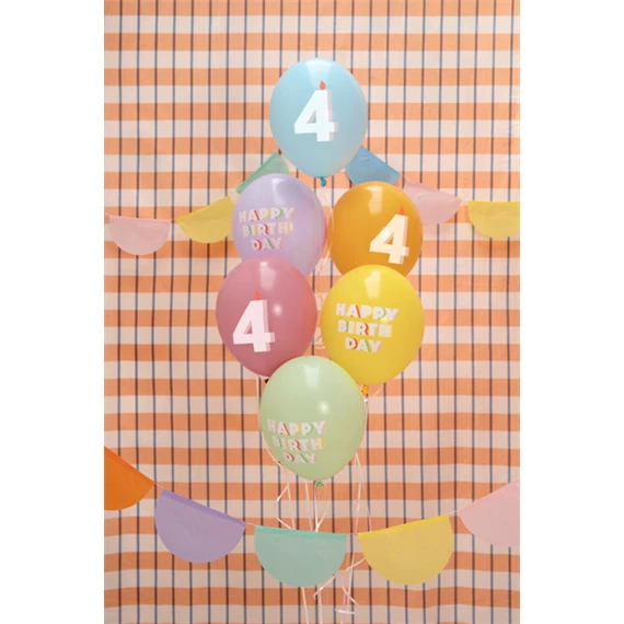 Lufi 4-es szám 30 cm, mix S/6