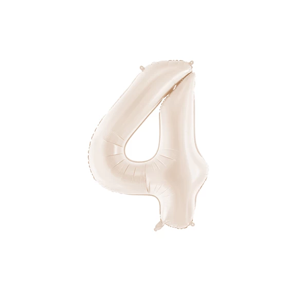 Lufi 4-es szám fólia 86 cm világos meleg szürke