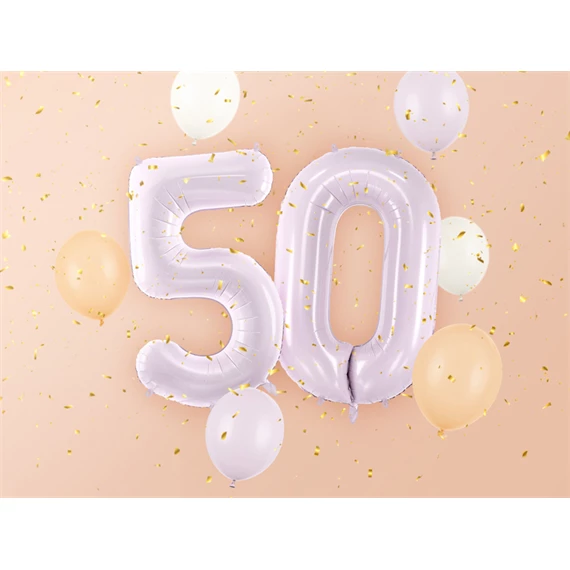 Lufi 5-ös szám fólia 72 cm lila