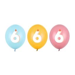 Lufi 6-os szám 30 cm, vegyes S/50