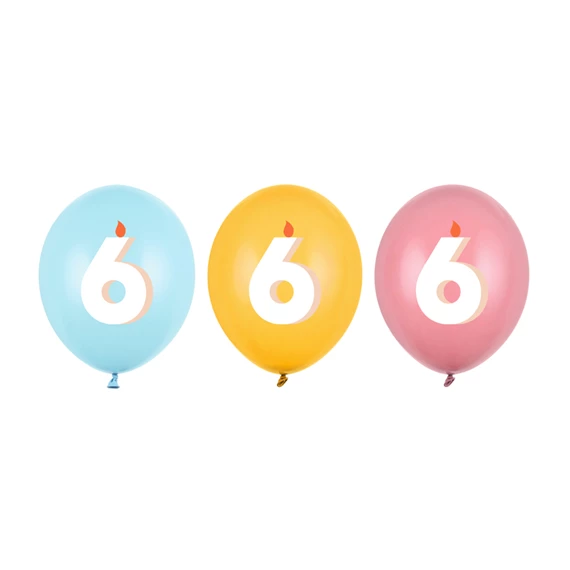 Lufi 6-os szám 30 cm, vegyes S/50