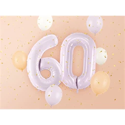 Lufi 6-os szám fólia 72 cm lila