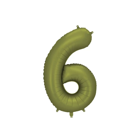 Lufi 6-os szám fólia 86 cm olíva