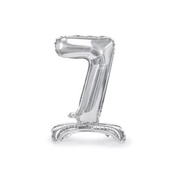 Lufi 7-es szám álló fólia 70 cm ezüst