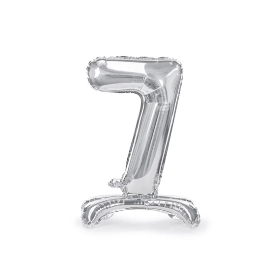 Lufi 7-es szám álló fólia 70 cm ezüst