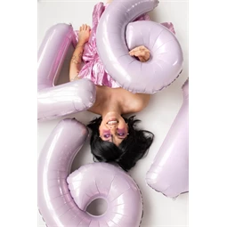 Lufi 7-es szám fólia 72 cm lila