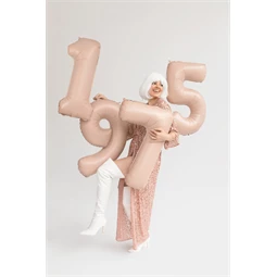 Lufi 7-es szám fólia 72 cm sötét bézs