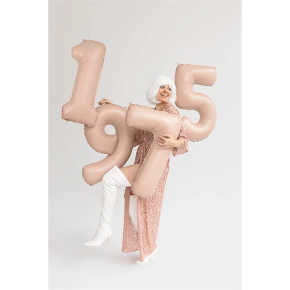 Lufi 7-es szám fólia 72 cm sötét bézs