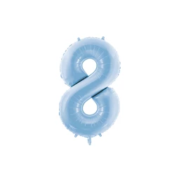 Lufi 8-as szám fólia 86 cm ködös kék