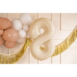 Lufi 8-as szám fólia 72 cm bézs