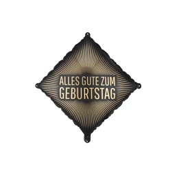 Lufi Alles Gute zum Geburtstag 46x46 cm mix