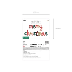 Lufi Boldog karácsonyt 143 x 25 cm vegyes