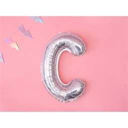 Lufi c betű fólia 35 cm irizáló